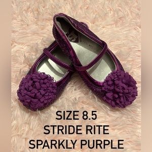 Size 8.5 sparkly purple Stride Rite shoes